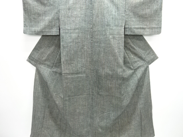 JAPANESE KIMONO / HITOE / TSUMUGI / WOVEN STRIPE